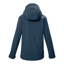 Killtec Softshell Jacket KOS 484 (with hood, windproof, water-repellent) dark blue boys